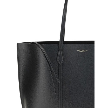 Tory Burch Borsa in pelle di vitello nera Bos Taurus