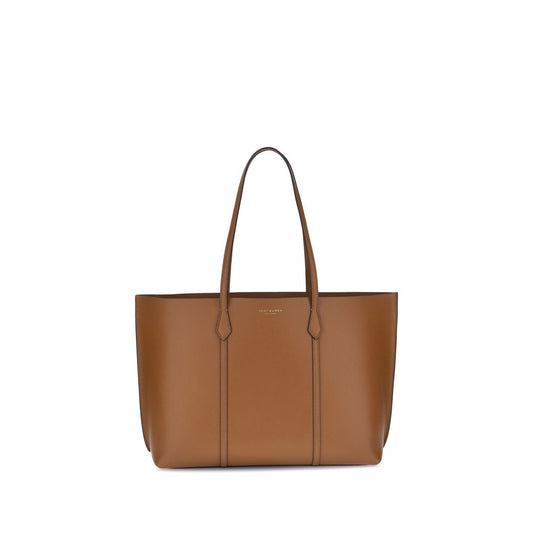 Borsa Tory Burch in pelle di vitello marrone Bos Taurus