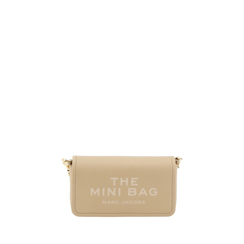 Borsa a Spalla Marc Jacobs in Pelle di Vitello Beige Bos Taurus