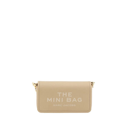 Borsa a Spalla Marc Jacobs in Pelle di Vitello Beige Bos Taurus