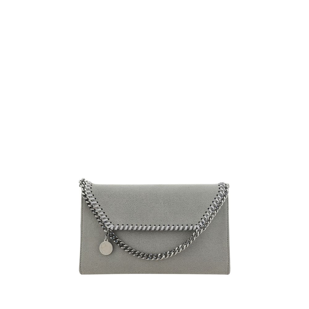Borsa a spalla Stella McCartney grigia in poliestere
