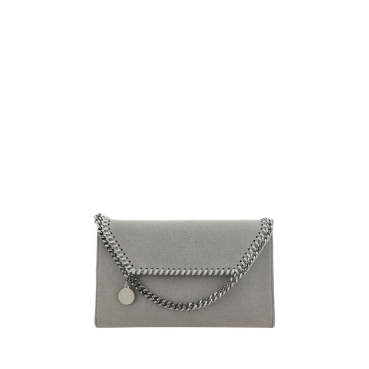Borsa a spalla Stella McCartney grigia in poliestere