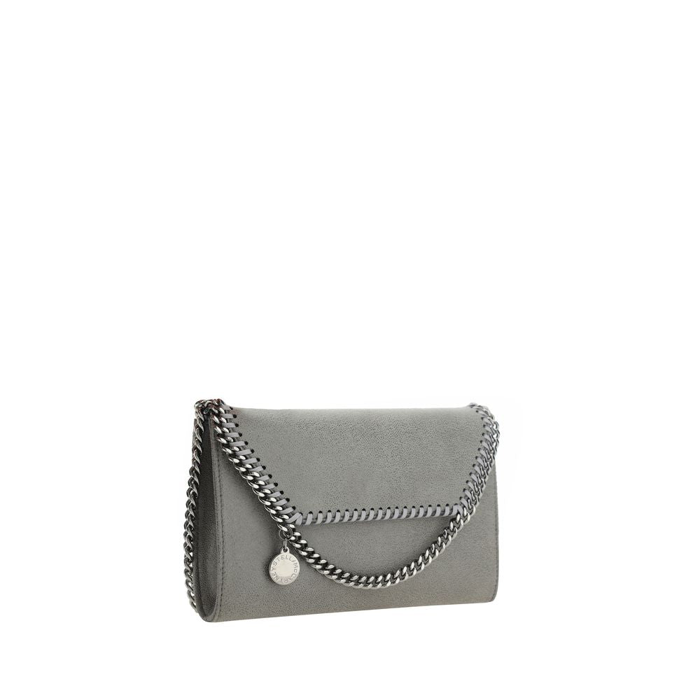 Borsa a spalla Stella McCartney grigia in poliestere