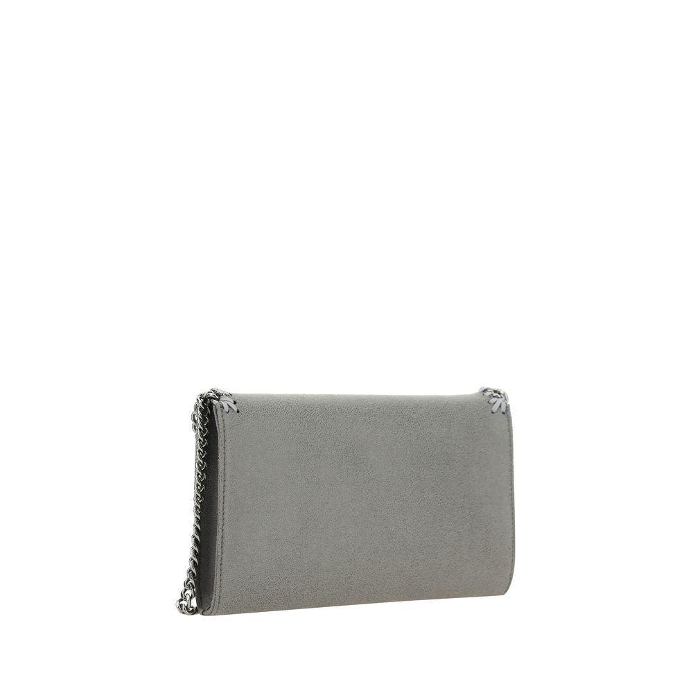 Borsa a spalla Stella McCartney grigia in poliestere