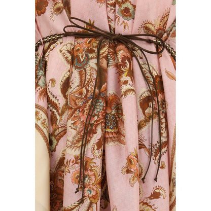 Abito casual Zimmermann in seta multicolor