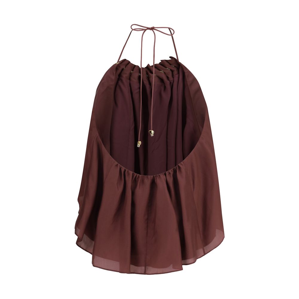 Camicetta in seta Bordeaux Zimmermann