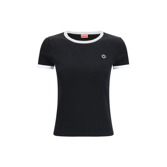 T-Shirt Nera in Cotone Kenzo