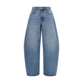 Alexander Wang Jeans di cotone denim blu
