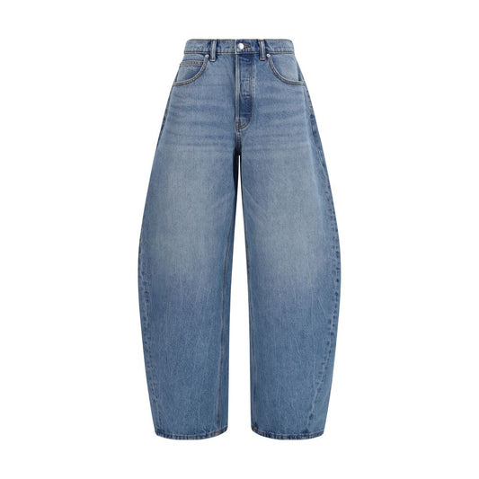 Alexander Wang Jeans di cotone denim blu