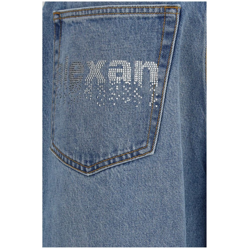 Alexander Wang Jeans di cotone denim blu