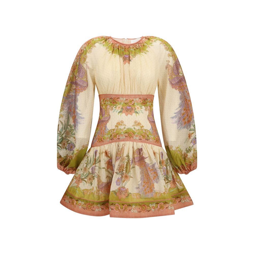 Abito casual in cotone multicolore Zimmermann