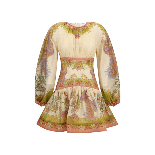 Abito casual in cotone multicolore Zimmermann