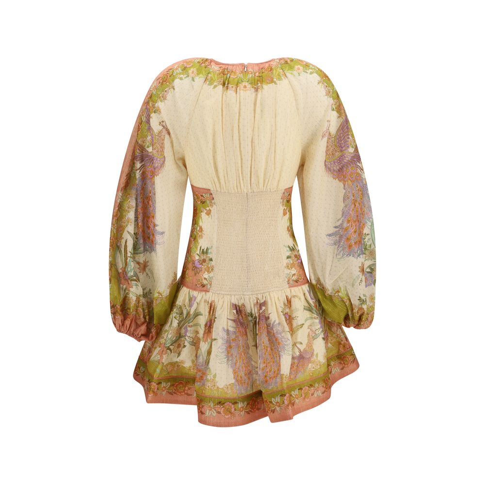 Abito casual in cotone multicolore Zimmermann