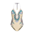 Maillot de bain une pièce en polyamide beige Zimmermann