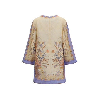 Zimmermann Multicolor Linen Casual Dress