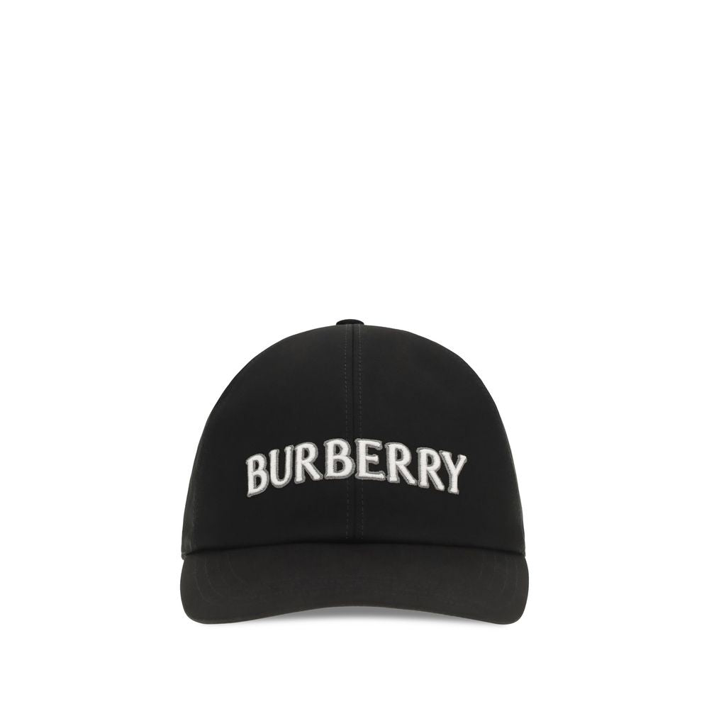 Cappello Burberry in cotone nero (berretto da baseball)