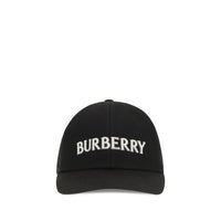 Cappello Burberry in cotone nero (berretto da baseball)