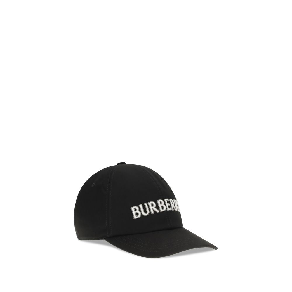 Cappello Burberry in cotone nero (berretto da baseball)