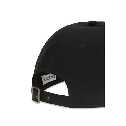 Cappello Burberry in cotone nero (berretto da baseball)