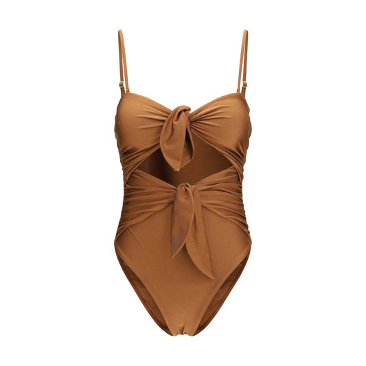 Costume intero Zimmermann in poliammide beige