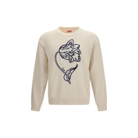 Kenzo Beige Cotton Sweatshirt