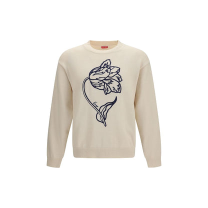 Kenzo Beige Cotton Sweatshirt