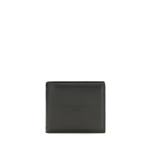 Portafoglio Givenchy in pelle di vitello nera Bos Taurus