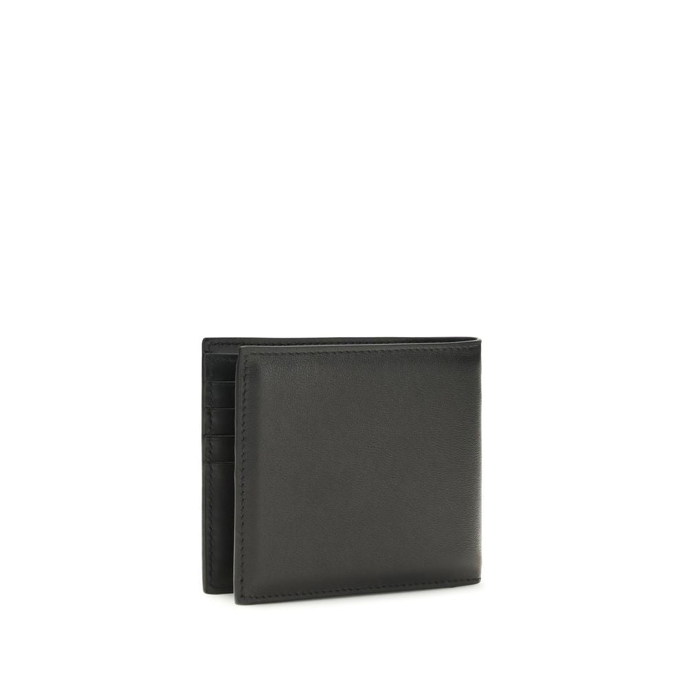Portafoglio Givenchy in pelle di vitello nera Bos Taurus