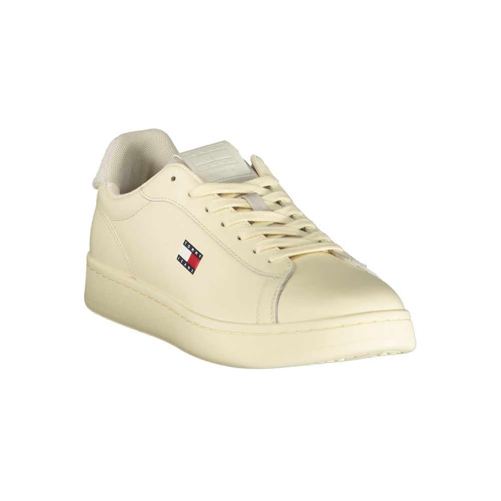 Sneaker da uomo Tommy Hilfiger in poliuretano bianco