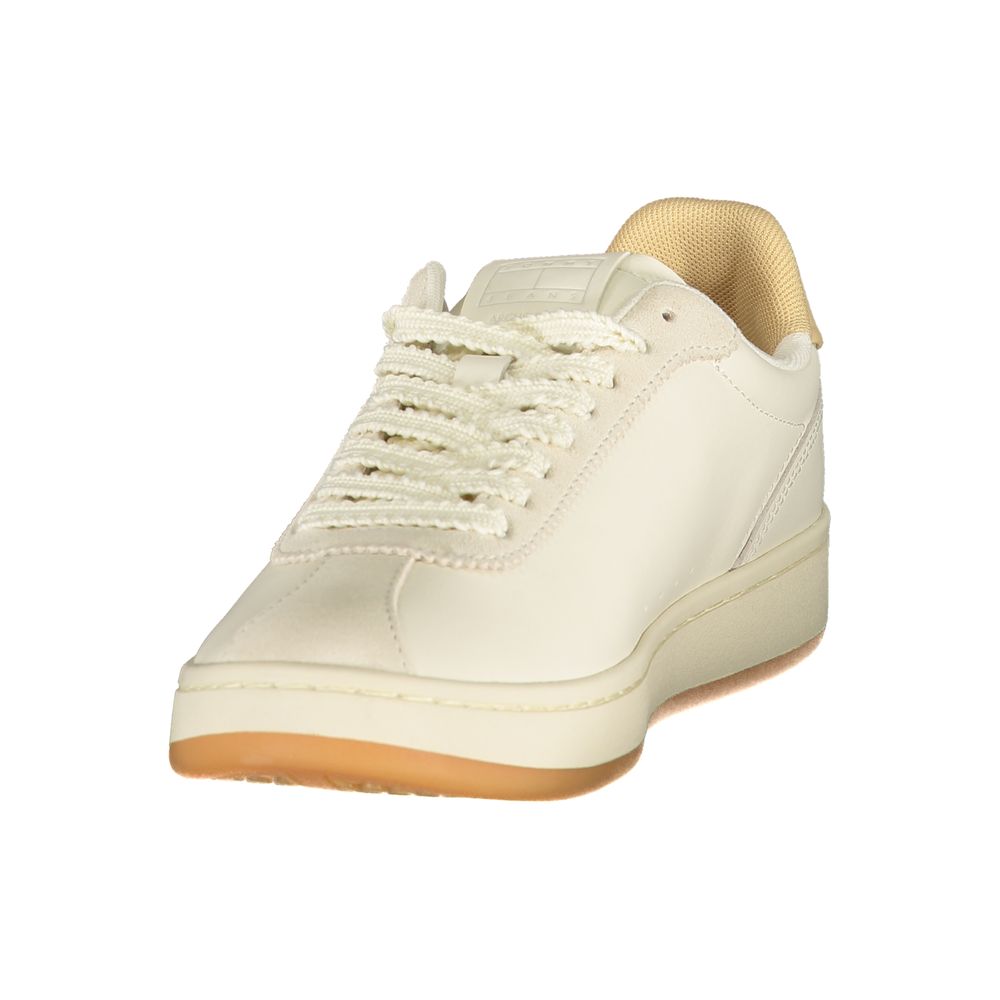Sneakers Tommy Hilfiger da donna in poliuretano beige