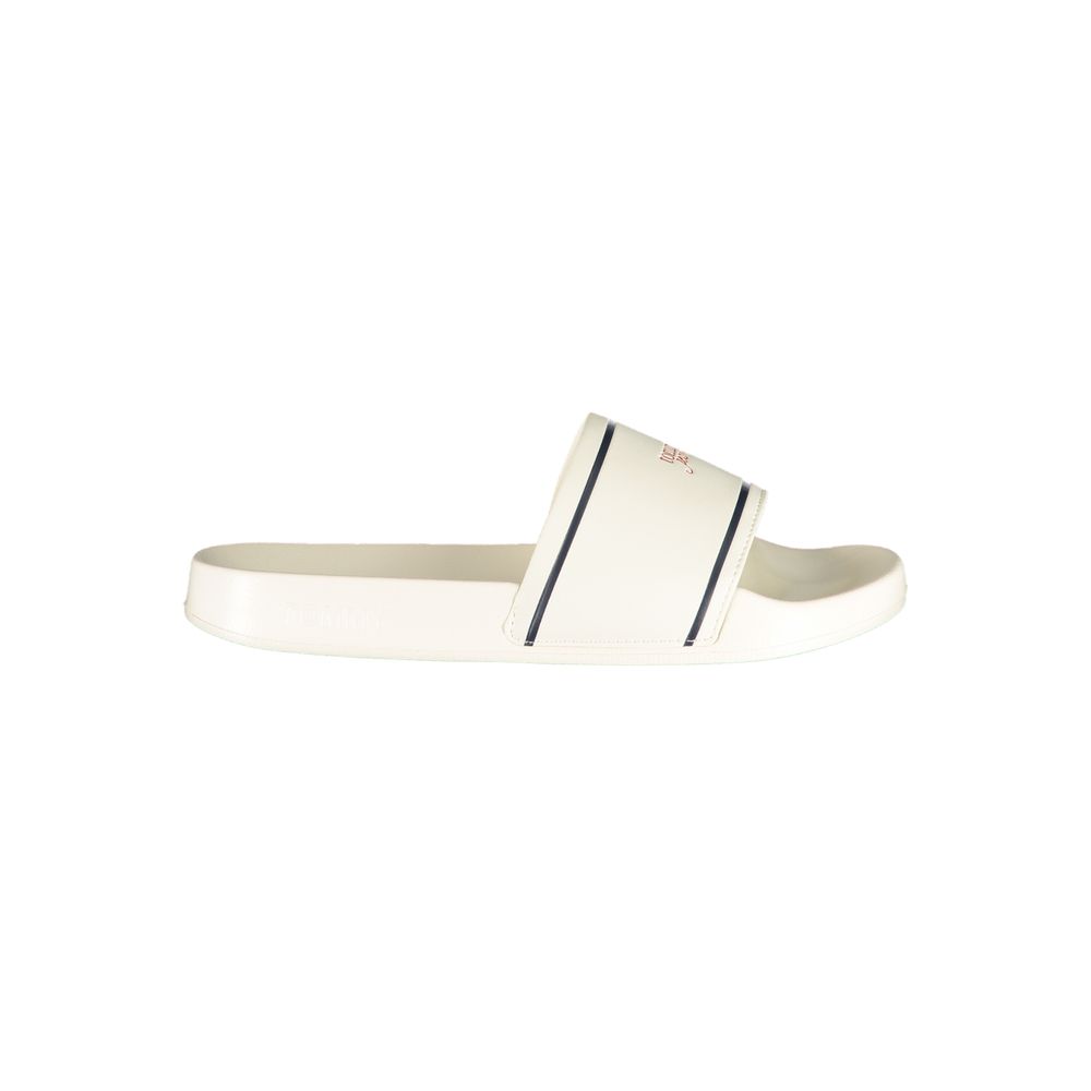 Pantofola Tommy Hilfiger da donna bianca in poliuretano