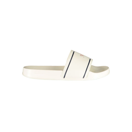 Pantofola Tommy Hilfiger da donna bianca in poliuretano