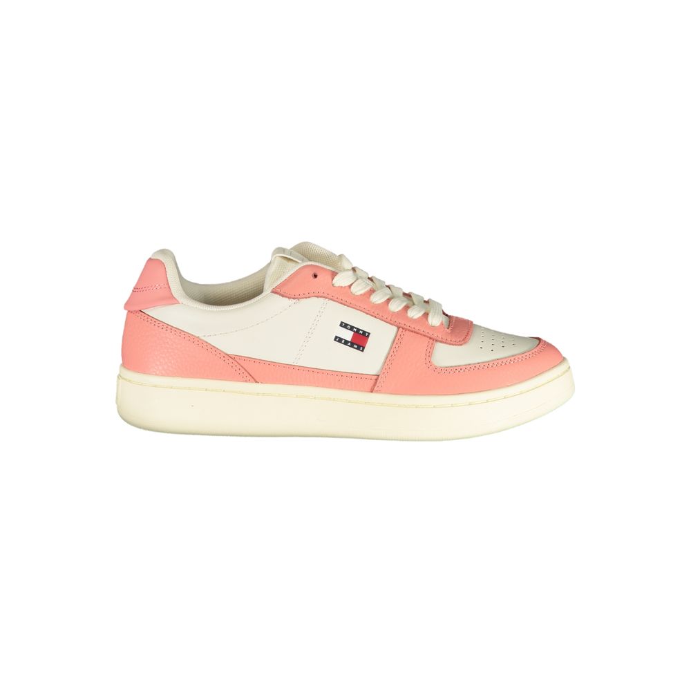 Baskets blanches en polyuréthane Tommy Hilfiger pour femme