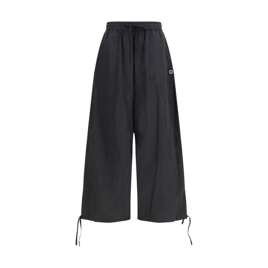Pantaloni cargo Kenzo in poliestere nero