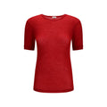 T-shirt en laine rouge Oves Aries Versace