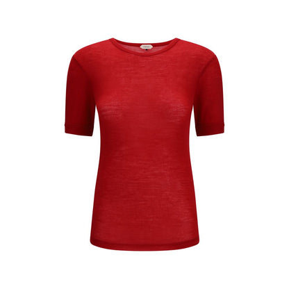 Versace Red Wool Oves Aries T-Shirt