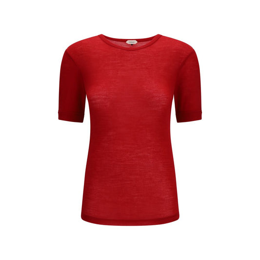 T-Shirt Versace in lana rossa Oves Aries