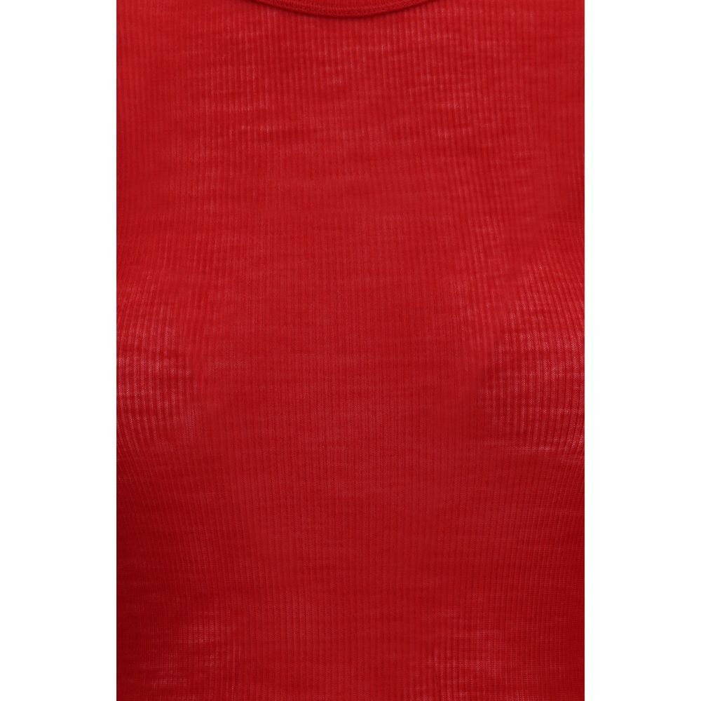 Versace Red Wool Oves Aries T-Shirt