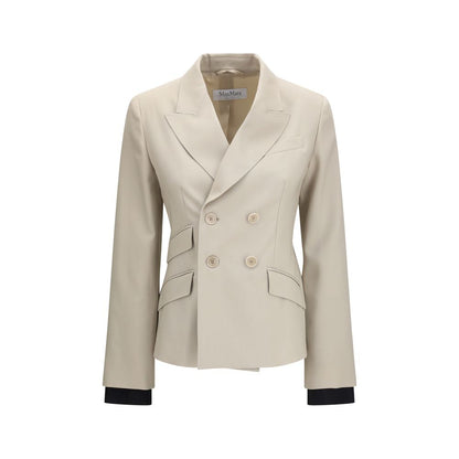 Blazer Max Mara Aries in Lana Beige