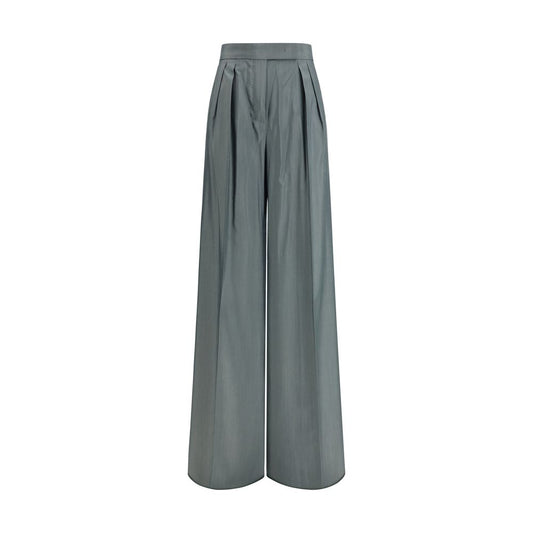 Pantaloni Casual Max Mara Bicolor in Lana Oves Aries
