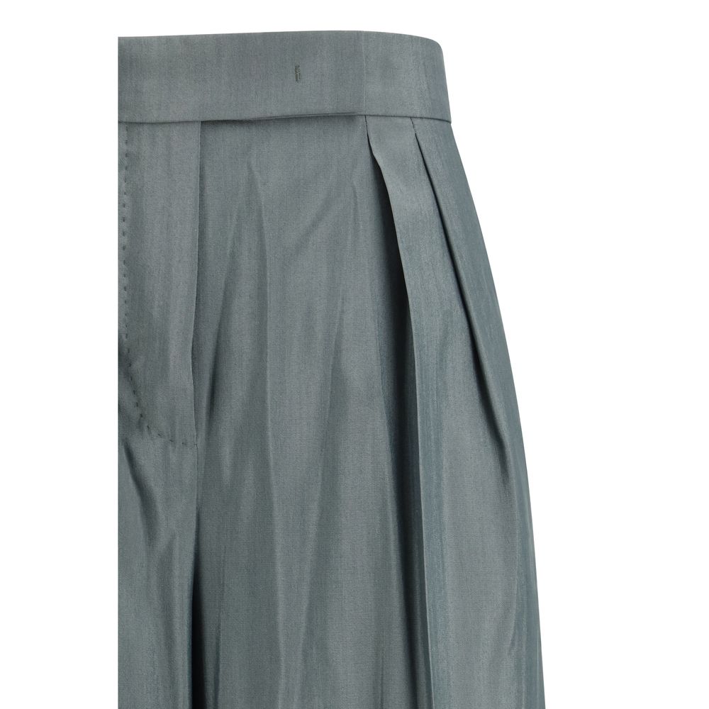 Pantalon décontracté en laine bicolore Oves Aries Max Mara