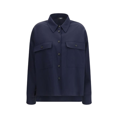 Giacca Oves Aries in Lana Blu Max Mara