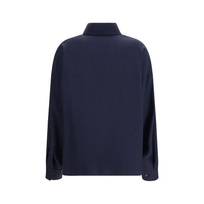 Giacca Oves Aries in Lana Blu Max Mara
