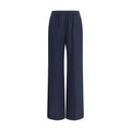 Max Mara Pantaloni Casual Oves Aries in Lana Blu