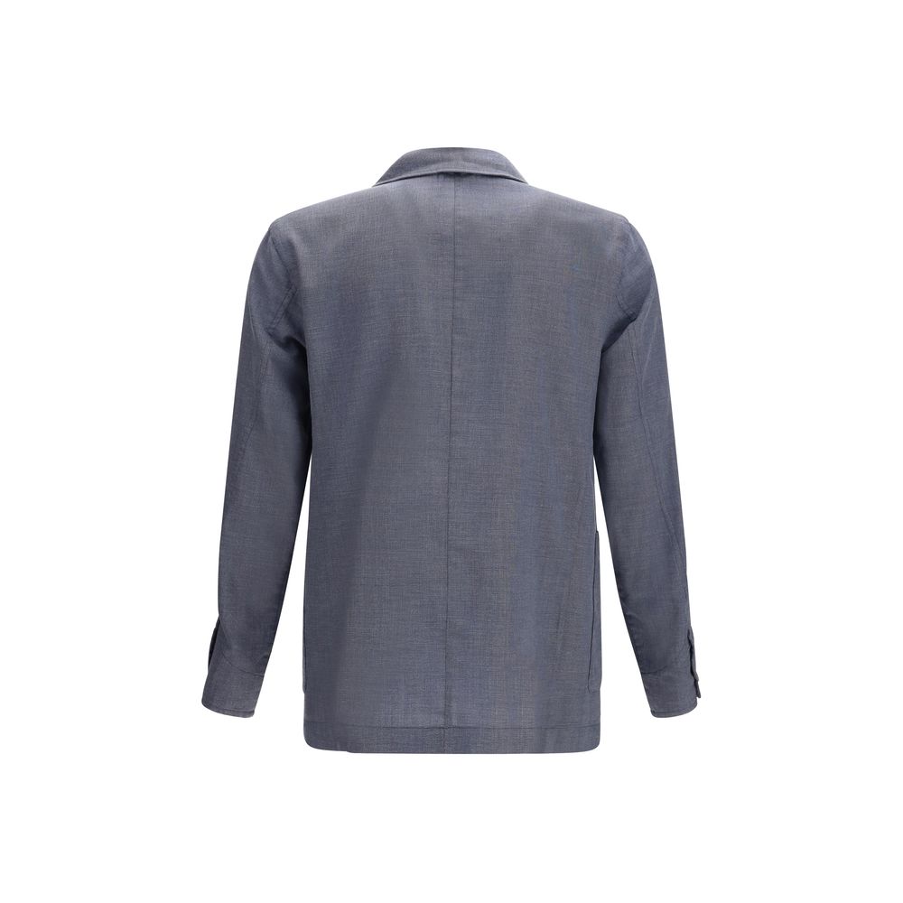 Veste Finamore Oves Aries en Laine Grise