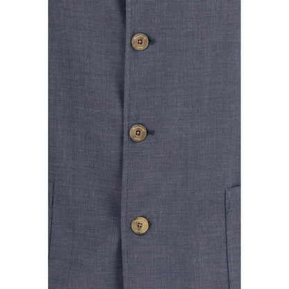 Veste Finamore Oves Aries en Laine Grise