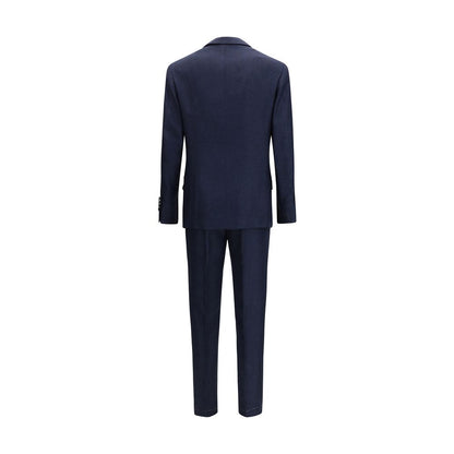 Costume deux-pièces en laine bleu Brunello Cucinelli Oves Aries