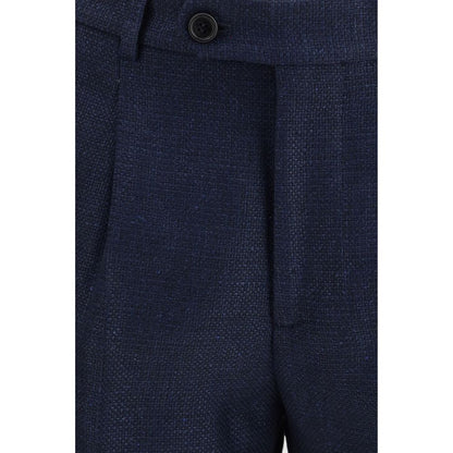 Costume deux-pièces en laine bleu Brunello Cucinelli Oves Aries