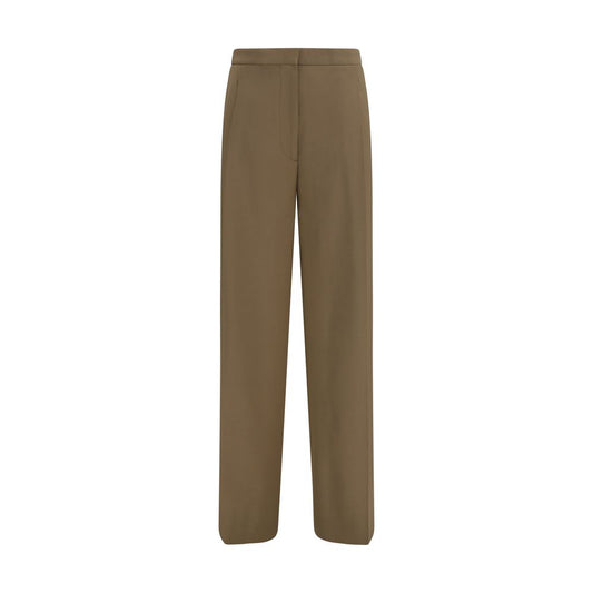 Lardini Pantaloni Casual in Lana Marrone Oves Aries
