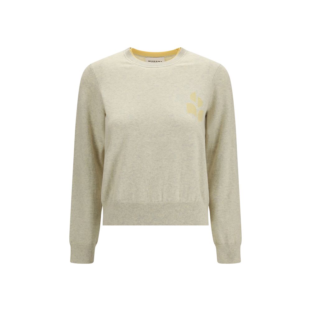Felpa Isabel Marant Étoile Oves Aries in lana beige